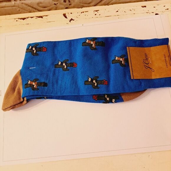 J.Crew Whimsy Graphic Design Wester Cactus Floral Socks NWT - Picture 5 of 9